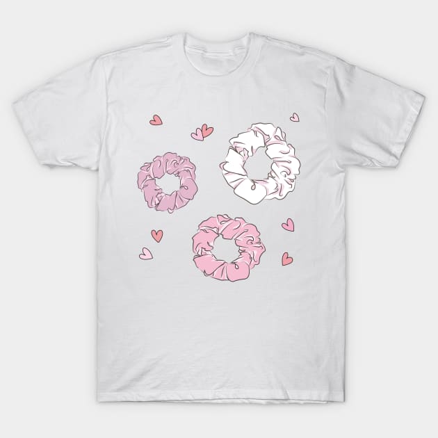 cute hair scrunchie T-Shirt by princessmi-com